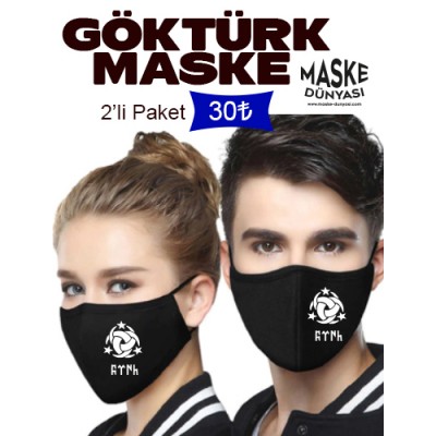 Göktürk Maske 2'li
