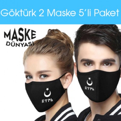 Göktürk Maske 5'li